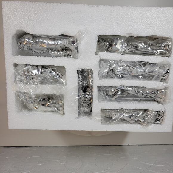 VTG Towle Christmas Nativity Set 14 Pcs Silver Plated Christmas Decor 4005374 - Picture 9 of 15